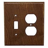 Sierra Lifestyles Traditional Switch Plate, Toggle/Duplex, Black Walnut by Sierra Lifestyles