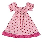 KicKeeパンツLittle Girls竹Gathered Dress US サイズ: 4T カラー: ピンク