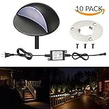 階段ライト FVTLED 庭園灯 LEDガーデンライト LED地中埋込型照明器具 DC12V 防水IP65 Φ50mm 1.5W 超高輝度 取り付け 簡単 室内照明 玄関 階段 廊下などの照明用 (ウ