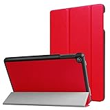 Tovadoo Amazon Kindle Fire HD8 2017用カバー キンドルカバー 保護ケース 無地 多色 超薄 軽量 おしゃれ オートスリープ機能付き マグネット蓋固定 スタンド