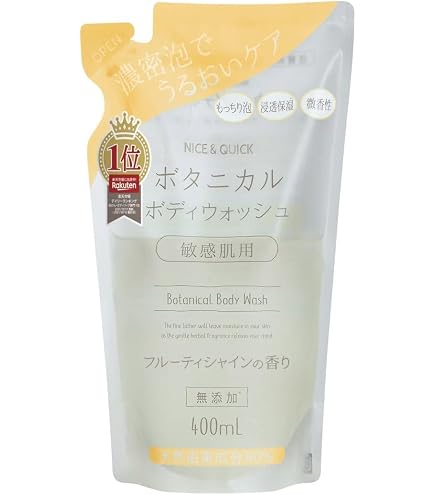 ティエンズ ボタニカル ボディ ウォッシュ 500ml つめかえ用 3つ Amazon | ナイスアンドクイック NICE&QUICK ナイス＆クイック