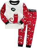 [Vaenait Baby]キッズ子供ベビー服綿100％ルームウェア長袖パジャマ寝間着上下セット Rose Nero M