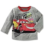 ディズニー　カーズ薄手長袖Ｔシャツ 90cm～130cm　綿100％ グレー/100cm１点 【1点】