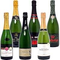 本格シャンパン製法だけの厳選泡6本セット(750mlx6本ワインセット)