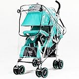 新しいユニバーサルベビーベビーカーレインカバーダストウエア窓付きベビーカーアクセサリープッシュチェアバギー防水レインカバー