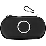 【ノーブランド品】ゲームポーチ カバー ケース バッグ 1000 2000 3000 PSP ソニー用 SONY PSP (ブラック)