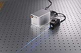 Q-BAIHE LSR405NM-250ハイパワーラボレーザーの405nmのの1MW紫色レーザードットモジュール+アナログ0-30 KHZ+ TEC冷却+ LSR-PS-IIS85-265Vクラス2