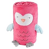 Carter's Baby Girls' Character Plush Roll Blanket 40 x 50 (Owl) by Carter's