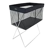 サイドワゴン・メッシュ浅型【R-336】　ブラック