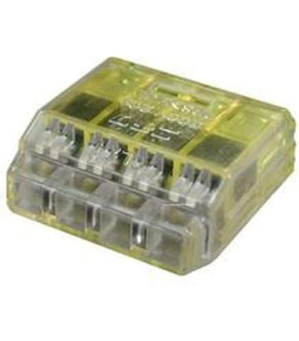 Amazon | クイックロック差込形電線コネクタ QLX3-05P 極数:3 | 端子 