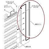 四国化成　クレディフェンス6S型用　46：端部カバー（2本1組）　H600用　46TC-06　【アルミフェンス　柵】 　ブロンズ