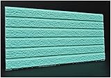 壁紙3D弾性brickTVの背景のレンガ60 * 60CM 3D壁のステッカーのリビングルームフレキシブルフォームのレンガのステッカーのベッドルームの模造の柔らかい袋接着剤の背景の壁紙1つを得る ( 