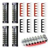 端子台 組端子台 固定端子台 ネジ留め式端子台 2色 600V 15A 極数5 絶縁端子 家電製品 電子回路 機械適用 絶縁カバー付き