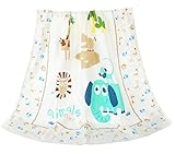 Sta.ANA(サンタ・アナ)ベビーケット 柔らかい ガーゼケット 柄 動物 アルファベット 星 ガーゼタオル 綿100% ベビー用 赤ちゃん ブランケット バスタオル おくるみ かるふわ 出産祝い 