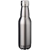青芳(Aoyoshi) 真空二重ボトル マットシルバー 500ｍｌ ビアボトルフォルム 130588