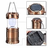 屋外充電式ソーラーパネルキャンプランタンLEDテント光を吊るす