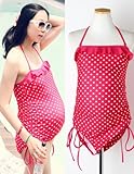 ピンクドットワンピース水着 SO101 L HOTPINK