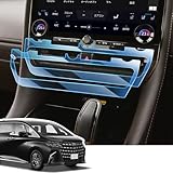 LANGBEAN トヨタ アルファード40系 エアコン保護フィルム ヴェルファイア 40系 PET製フィルム 新型 アルファード 専用 グッズ アルファード アクセサリー 40系 4H傷防止 高感度タッチ 指紋防止 車種専用設計 貼り付け簡単 2枚入り