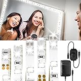 LONGKO 女優ミラーライト　メイクアップ　洗面台　化粧台　ドレッサー浴室　DC電源供給　LED 電球　ホワイト(鏡は含まれていません)