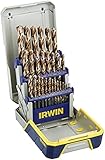 Turbomax 3/8 Reduced Shank HSS Drill Bit Sets - 29 piece drill bit industrial set case turbomax by I