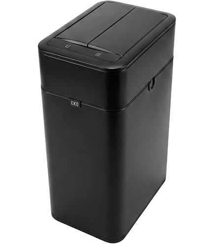 Amazon｜イーケーオー EKO ゴミ箱 タッチプロ ビン 横型分別20+20L