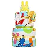 ロディ Rody 出産祝い 2段 バスタオル おむつケーキ パンパース テープタイプ S 女の子 男の子 男女兼用