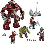 マウスoverイメージをズームが1つを販売するか?Now販売Bigミニフィギュアハルクvs Hulkbuster建物ビルディングブロック玩具