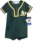Oakland Athletics代替グリーンクールベース新生児、乳児ロンパース