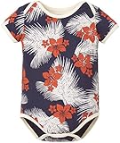 PACT Baby SHORT-SLEEVE SNAPSTER SSA-BON-ALO-6-12