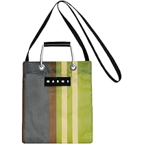 【美品】マルニマーケット マルニカフェストライプバッグ Amazon | [Marni] マルニ ストライプバッグ カバン 【FLOWER
