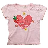 《初夏盛夏対応》 CHILD CHAMP(チャイルド チャンプ) スラブ天竺ハート&イチゴTシャツ 90cm/P NO.C-86182103
