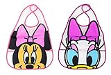 ディズニー 赤ちゃん食事用エプロン[ビニールビブ] ２種セット（ミニー・デイジー） 女の子 よだれかけ