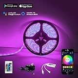 Magic Hue LEDテープライト RGB 1600万色+調光 調色 5M 50連 +Wifi コントローラー ディマー +24キーコントローラー Android / IOS正面発光 ハロウィン 