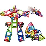 PerPure　マグネットブロック　磁石ブロック　立体パズル　モデルDIY　76ピース　磁気建築おもちゃ　創造力を育てる知育玩具