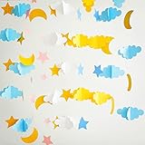 8 pcs LargeサイズHot Air Balloon 3d Paper Garland Hanging Decorations for Weddingベビーシャワーバレンタインの日クリスマス飾り