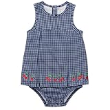 Carter's（カーターズ） :: 1-Piece Gingham Sunsuit :: ショートオール ロンパース :: 12M :: 72-78 cm