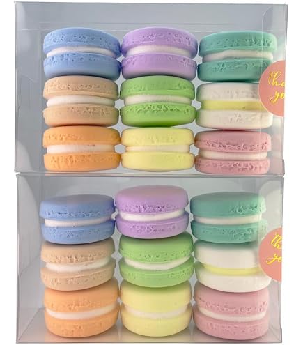 Skyseen 20PCS Artificial Marshmallow & Cotton Candy Decorations - Fake Dessert Props For DIY, Photography, Display