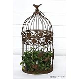 バードケージ：アンティークブラウン（M）AAB14-M20[直径19cm 高さ42cm] ノーブランド品