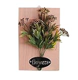 ファッショナブルな人工植物の装飾部屋の壁の装飾、茶色のバカ