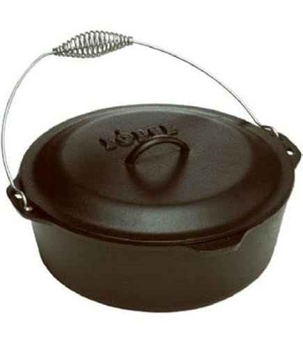 Amazon | ロッジ(Lodge) ダッチオーブン L8DO3 10-1/4インチ | Lodge