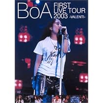 Amazon.co.jp: BoA FIRST LIVE TOUR 2003 -VALENTI- [DVD] : BoA, BoA: DVD