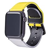 【GRAMAS】 アップルウォッチ バンド GRAMAS × B& "at Once" 本革 レザー コンパチブル apple バンド (42・41・40mm) 手首周り 約140～200mm 対応 (ブラックメタル)