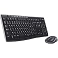 ロジクール ワイヤレスマウス キーボード セット 無線 ワイヤレスコンボ MK270 [ M185 + K270 ]