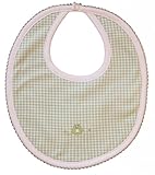 Kissy Kissy Baby Boys Homeward Gingham Embroidered Froggie Bib-One Size by Kissy Kissy