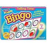 トレンド 英単語 ビンゴゲーム 時刻を言おう Trend Telling Time Bingo Game T-6072
