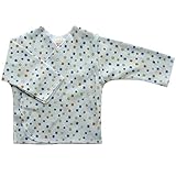 【未熟児】【低出生体重児】【早産児】【NICU】用　ベビー服：　長袖トップス　ブルースター