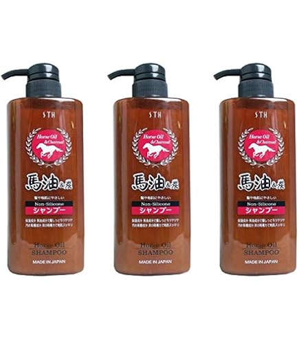 Amazon | 馬油&炭シャンプー 600ml | エスティヒッツ | シャンプー 通販