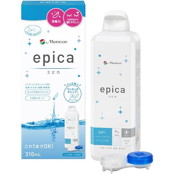 Amazon | エピカ アクアモア (310ml*3本) 2箱セット by メニコン