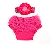 Ema Jane Ruffled Woven Baby Diaper Bloomer Coversから多くの色または選択(スタイル) 3 months to 18 months