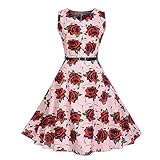 復古ヘプバーン風 レディース ワンピースYOKINO オトナ 着痩せ 膝丈 Aライン ノースリーブ 洋服 ワンピース 半袖 マキシワンピ 体型カバー 大きいサイズ ワンピース レディース 秋